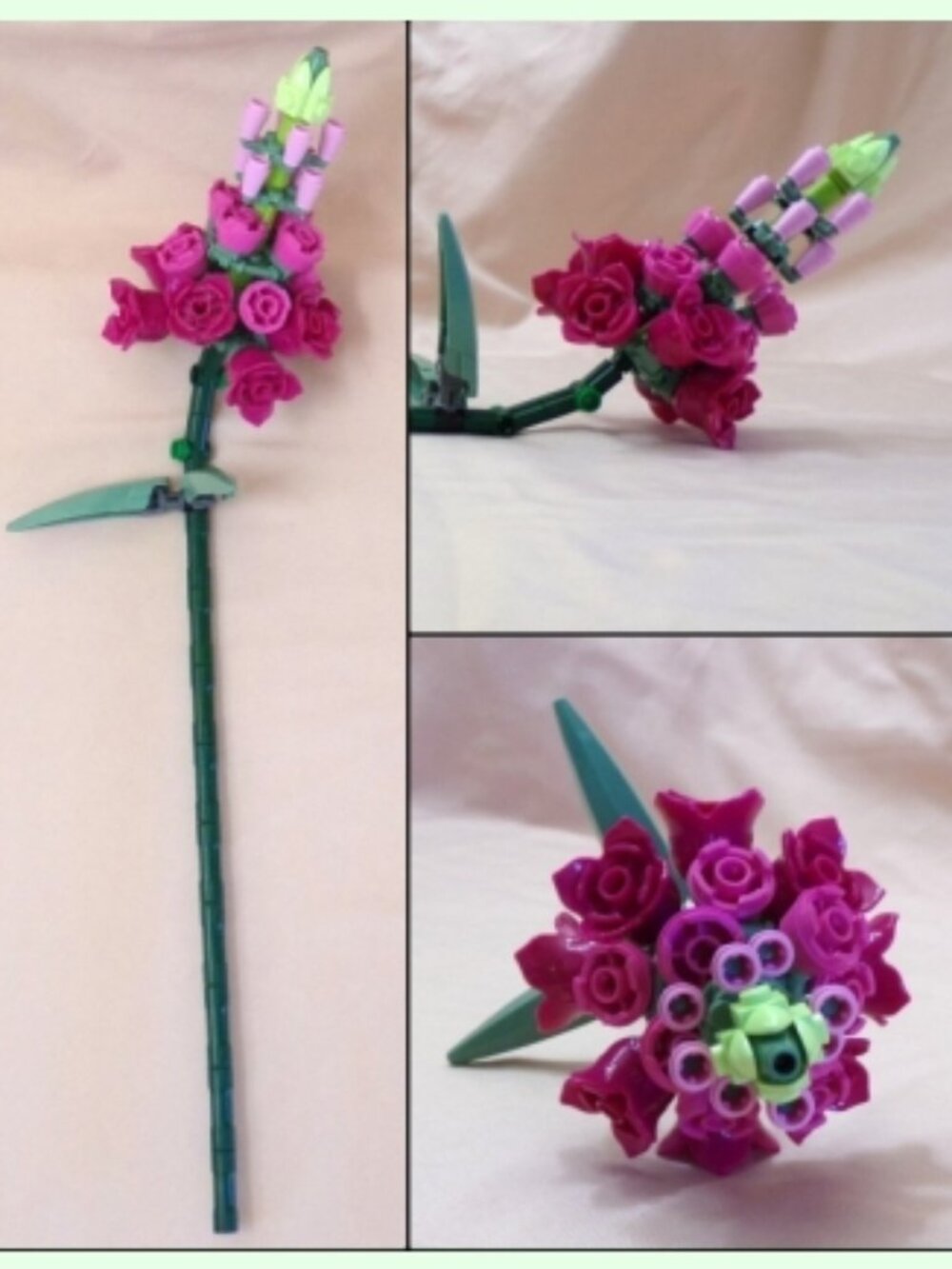 LEGO Botanical Flowers - 1 pcs Snapdragon - Curved - Individual Sale - 10280